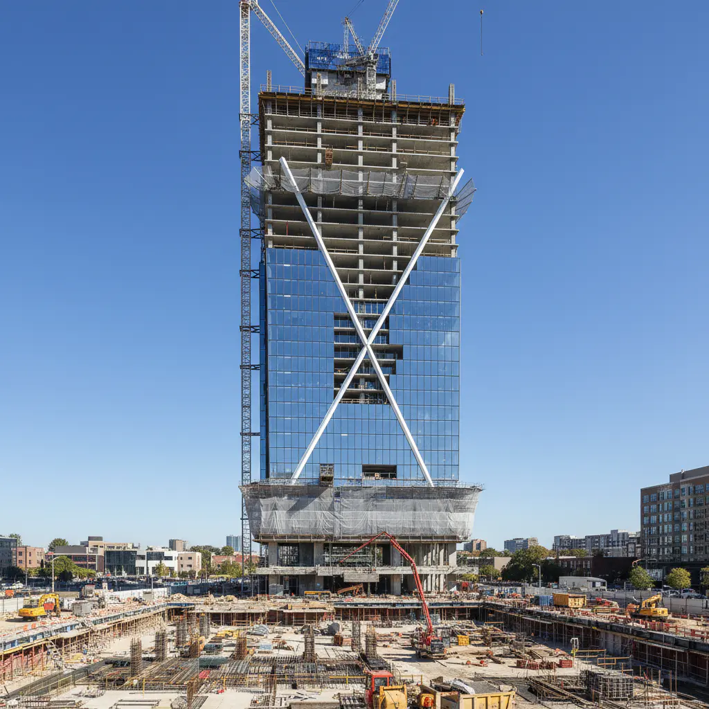 SkylineForge Construction Site