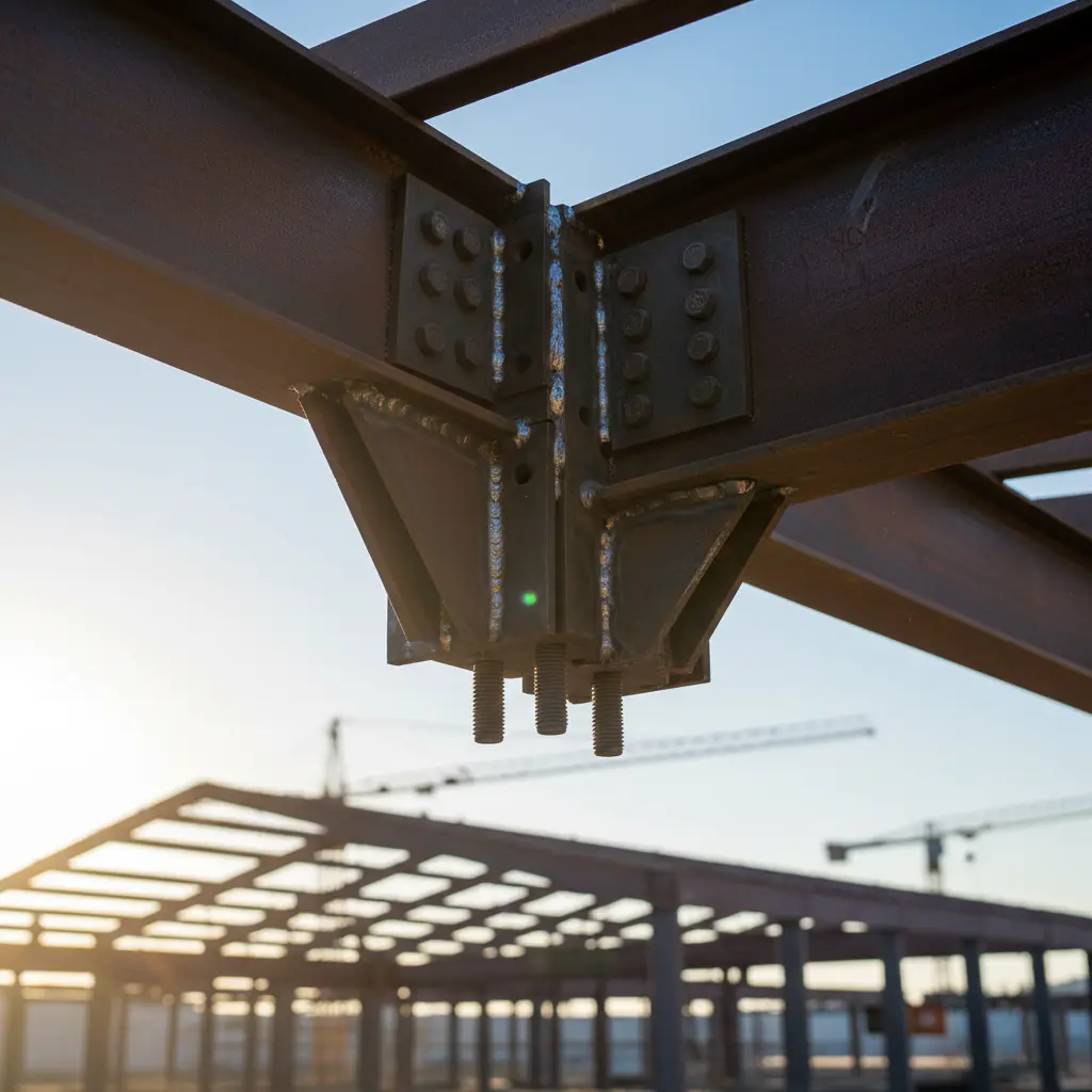 Steel construction detail